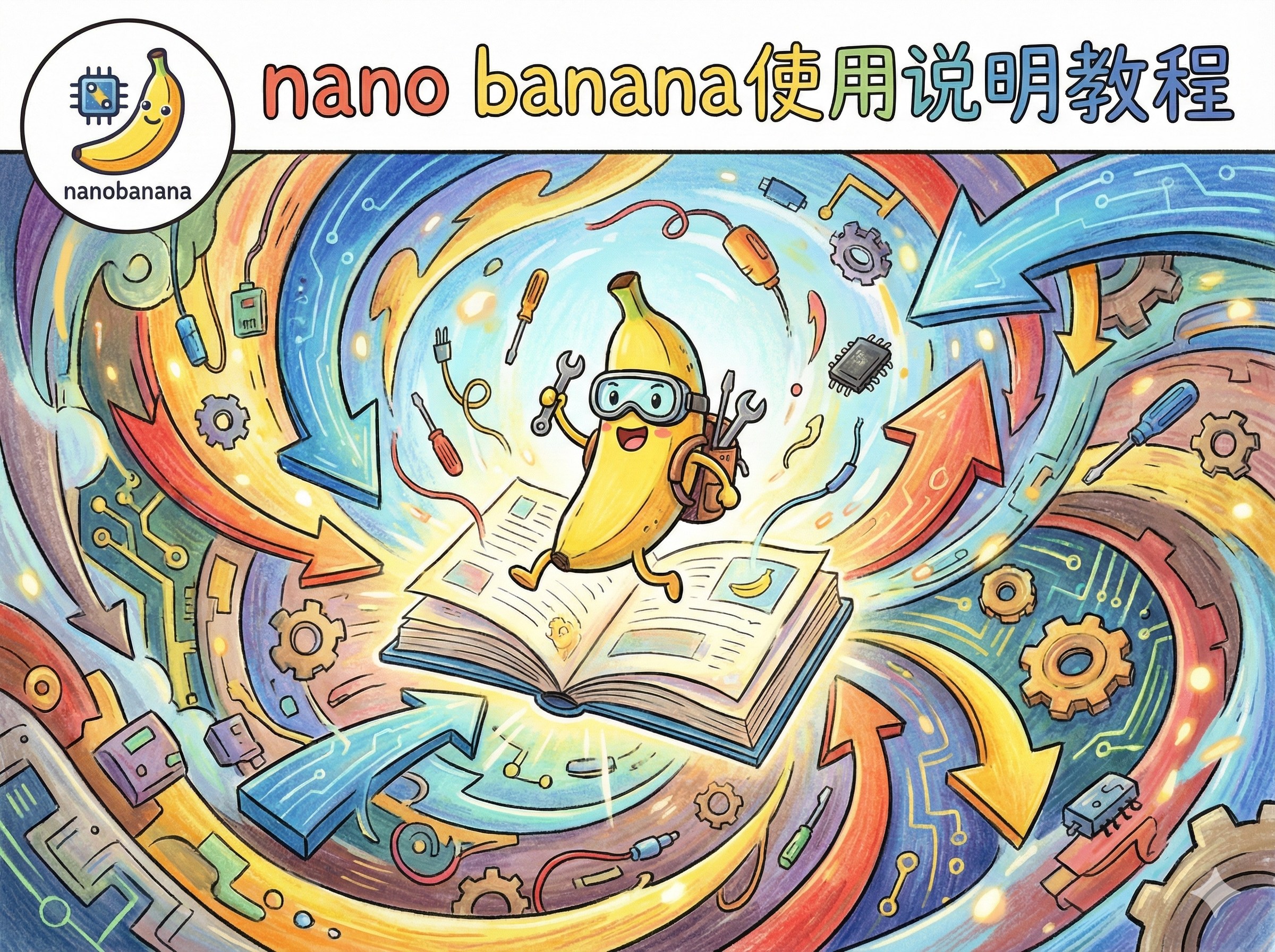 nano banana 使用教程+全网提示词汇总封面